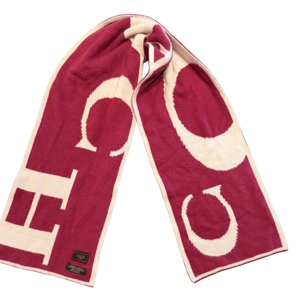 Wool and Cashmere Scarf by Coach.